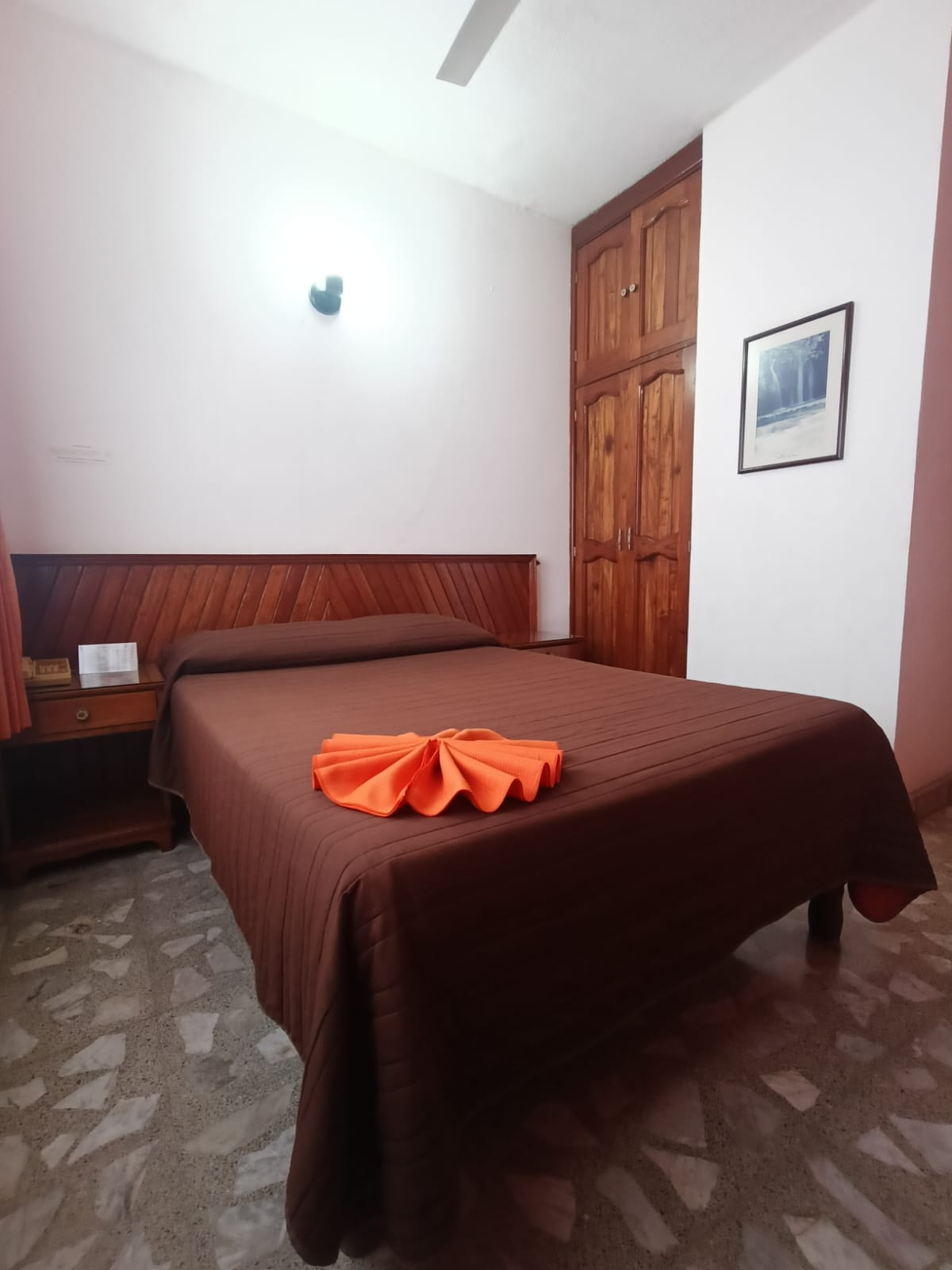 Habitación sencilla del Hotel QuintaMar