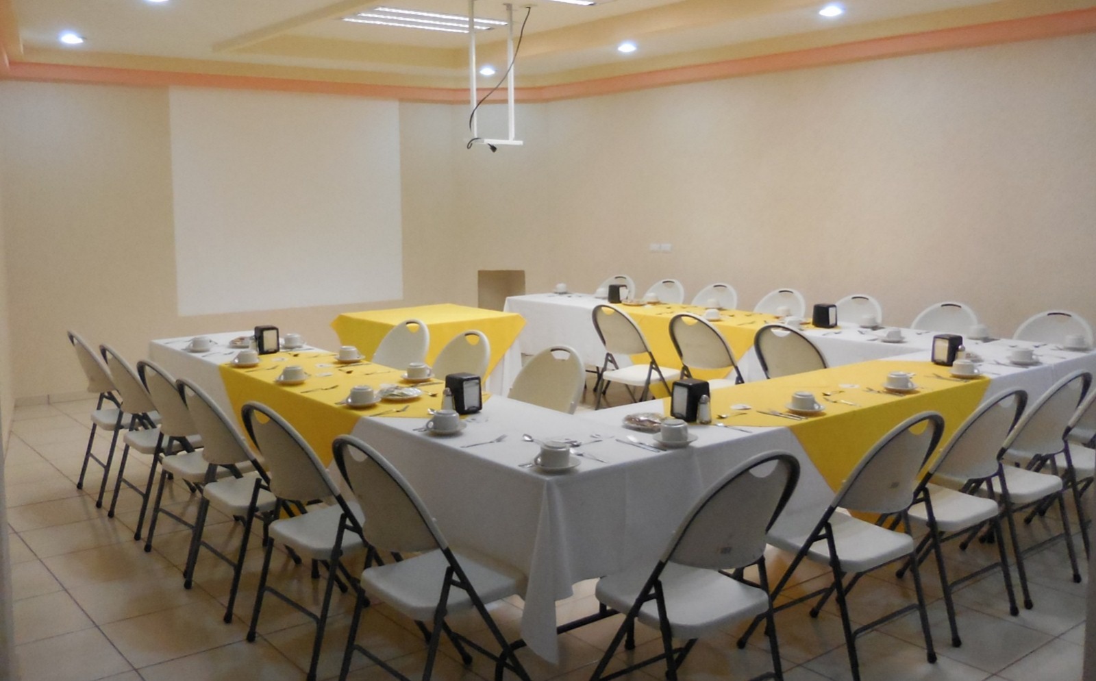 Salón para eventos del Hotel QuintaMar